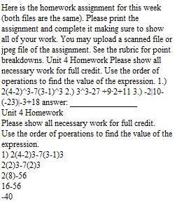 Week 4 Assignment